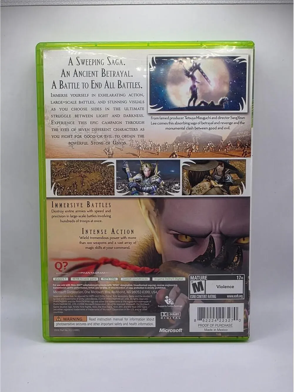 CIB - Ninety-Nine Nights (N3) for Xbox 360 - in Excellent Condition!